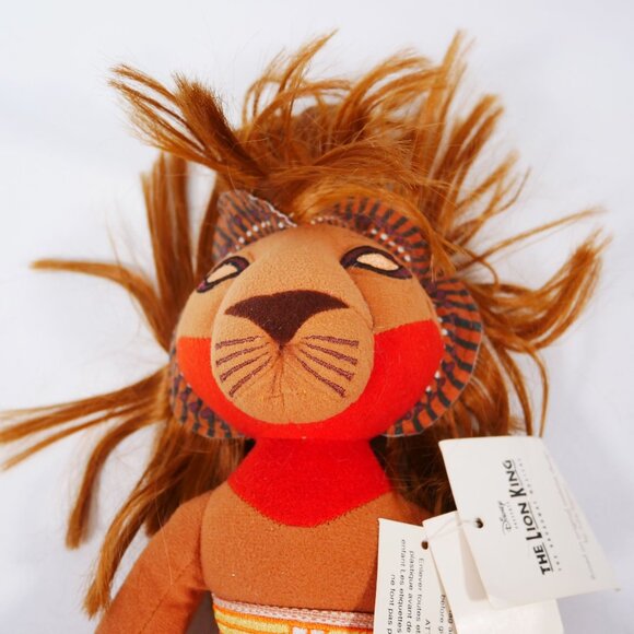 The Lion King Simba Broadway Musical Plush Bean Bag Stuffed Animal - Picture 5 of 9